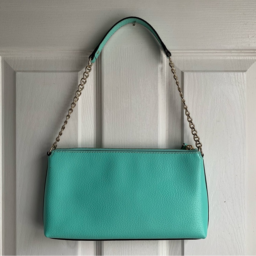 Kate Spade Turquoise Bag and Wallet w/ Dust bag - Picture 4 of 16